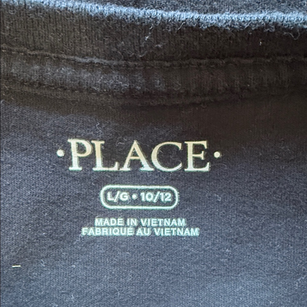 The Children's Place Black Long Sleeve Tee with Tiger and #BEAST_MODE - Picture 2 of 3